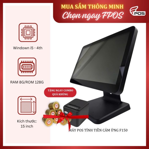 Máy POS tính tiền cảm ứng F150