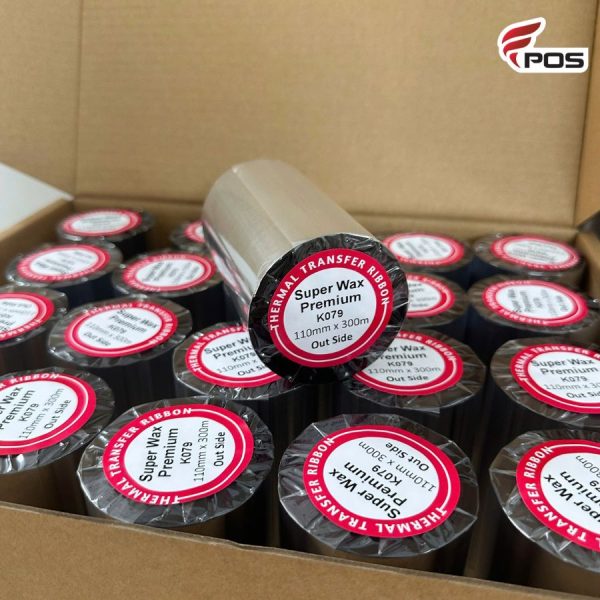 Mực in mã vạch Super Wax Premium K079