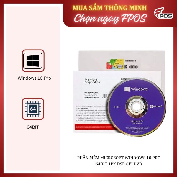 Phần mềm Microsoft Windows 10 Pro
