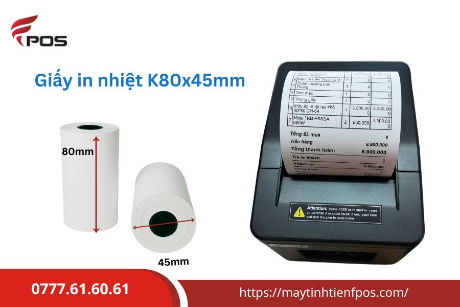Giấy In Bill K80x45