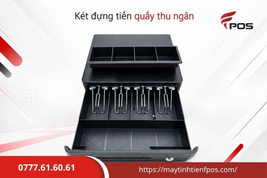 Két đựng tiền quầy thu ngân