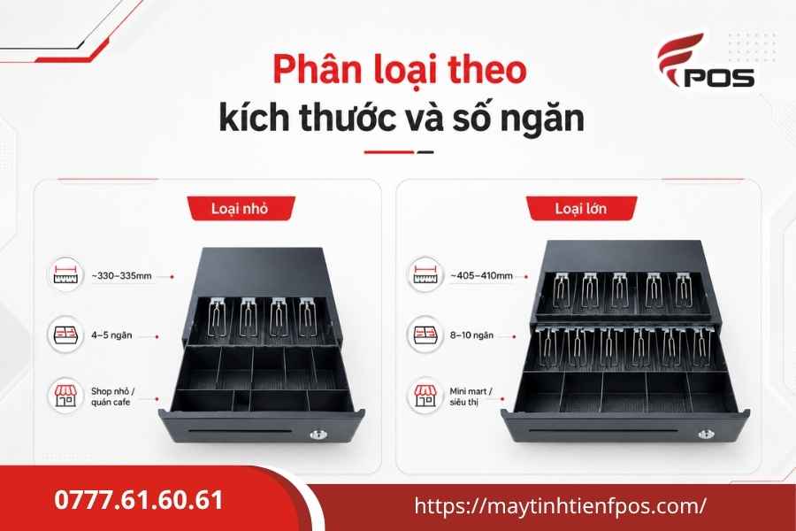 Két đựng tiền quầy thu ngân