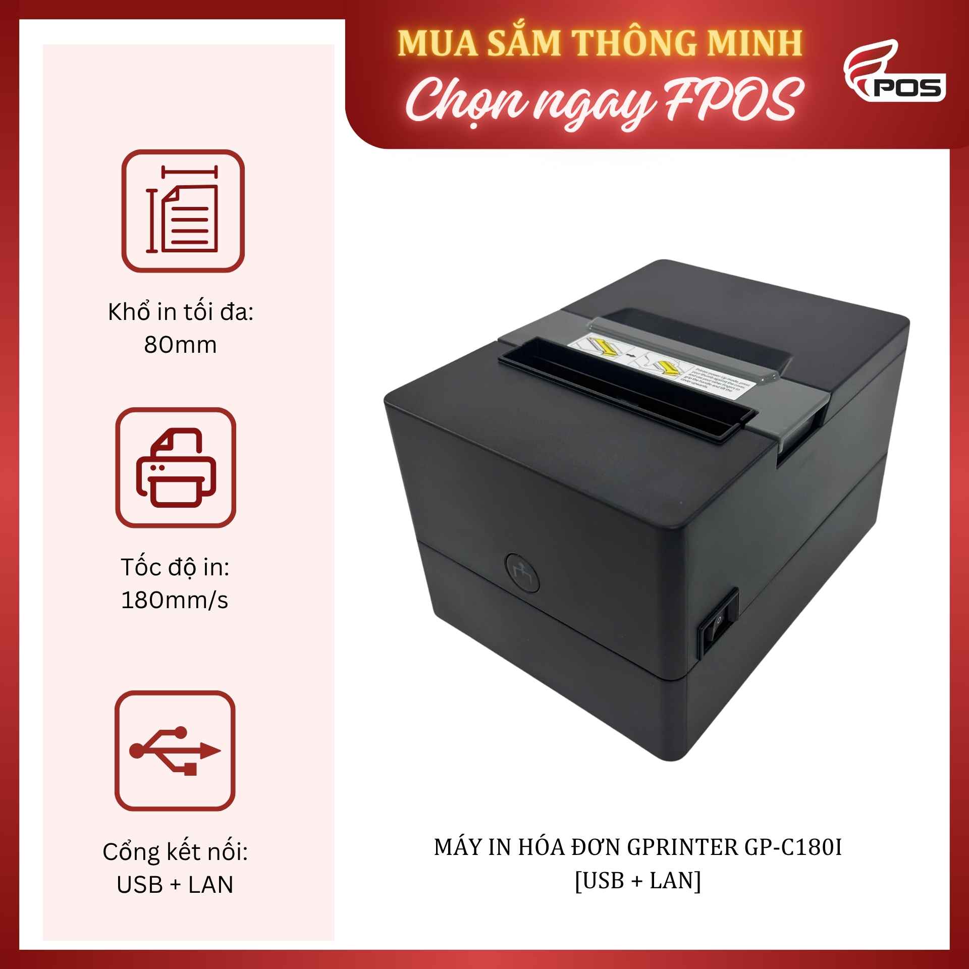 may-in-hoa-don-gprinter-gp-c180i Máy in hóa đơn Gprinter GP-C180I