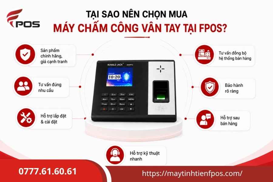 Bảng giá máy chấm công