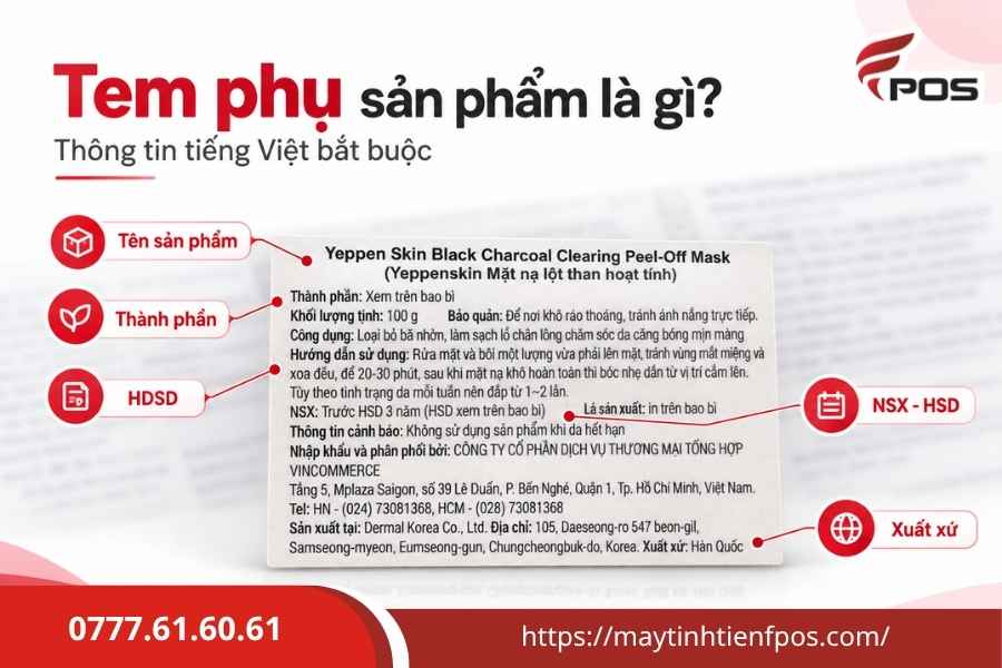 Tem phụ sản phẩm