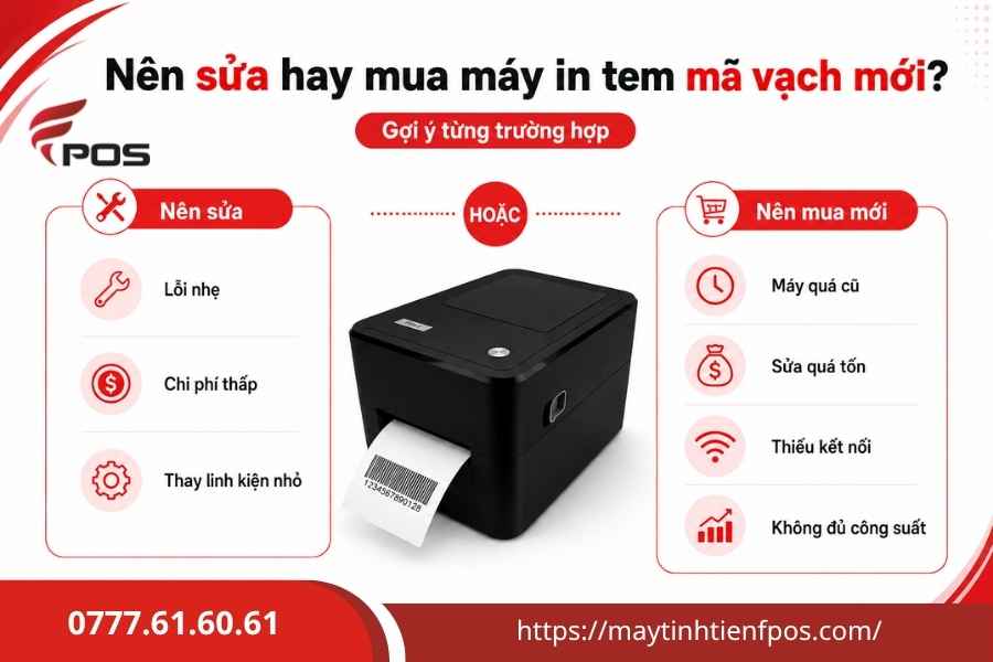 Sửa Máy In Tem Mã Vạch