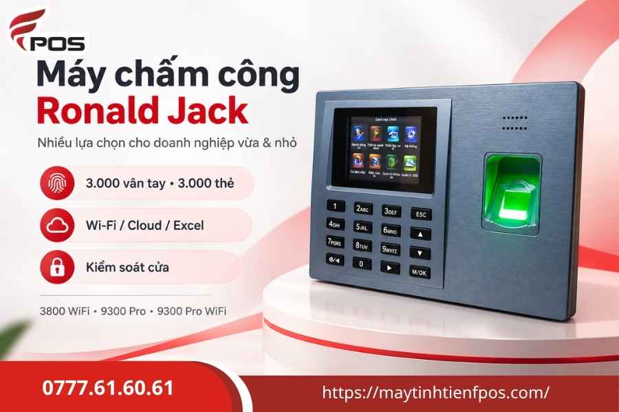 5 thương hiệu máy chấm công