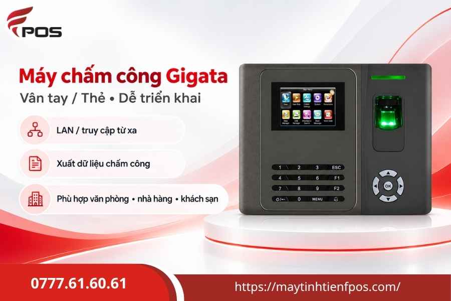 5 thương hiệu máy chấm công
