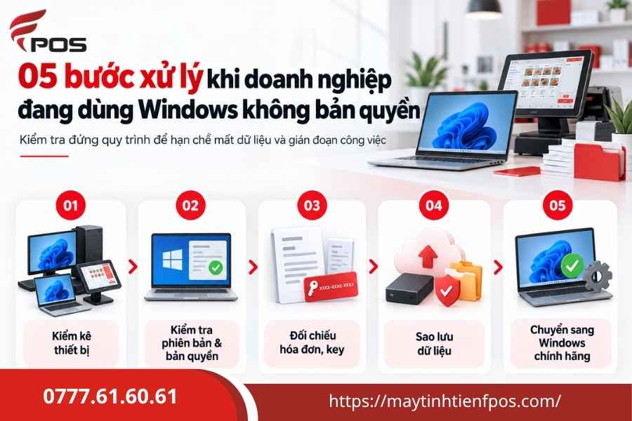 Doanh Nghiệp Dùng Windows Lậu