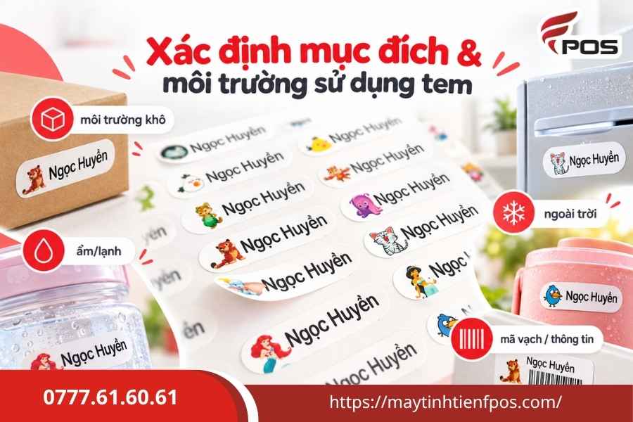 Lưu ý khi in decal tem nhãn