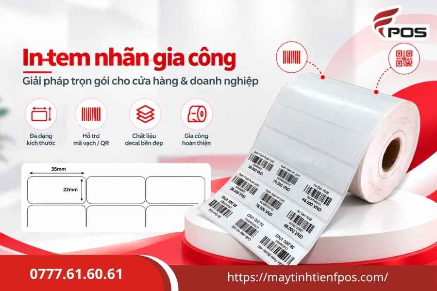Lưu ý khi in decal tem nhãn
