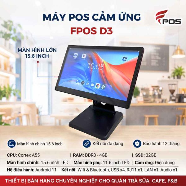 Máy POS cảm ứng FPOS D3