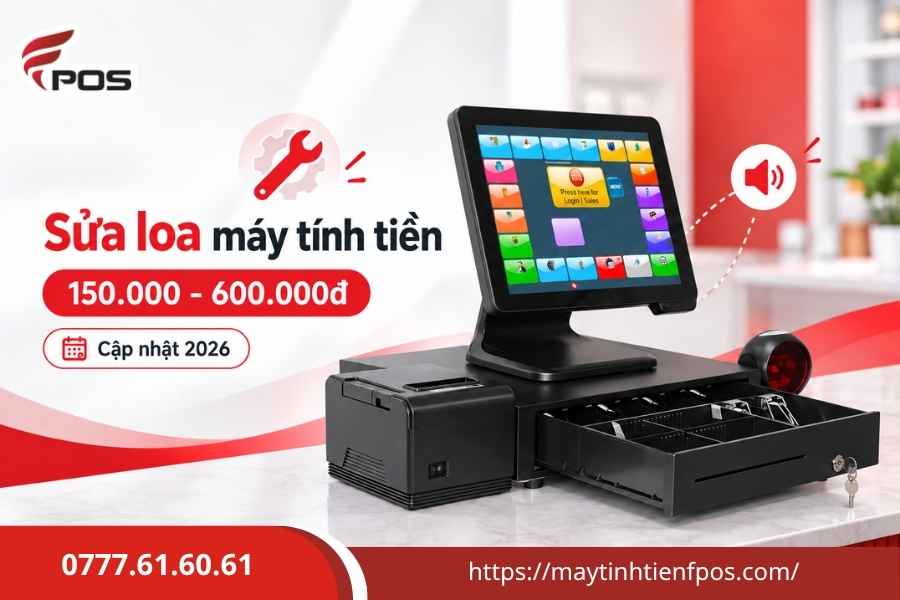 Sửa loa máy tính tiền