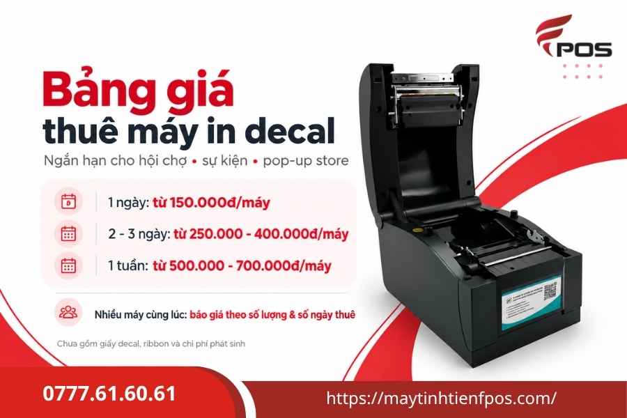 Cho Thuê Máy In Decal