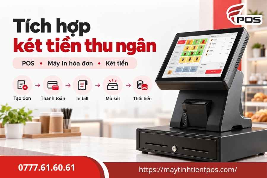 Tích hợp két tiền thu ngân