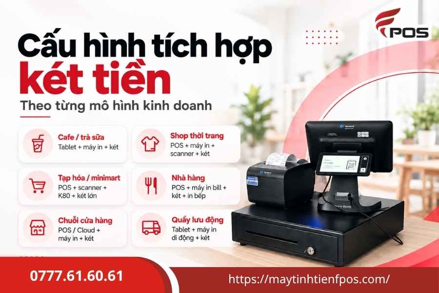Tích hợp két tiền thu ngân